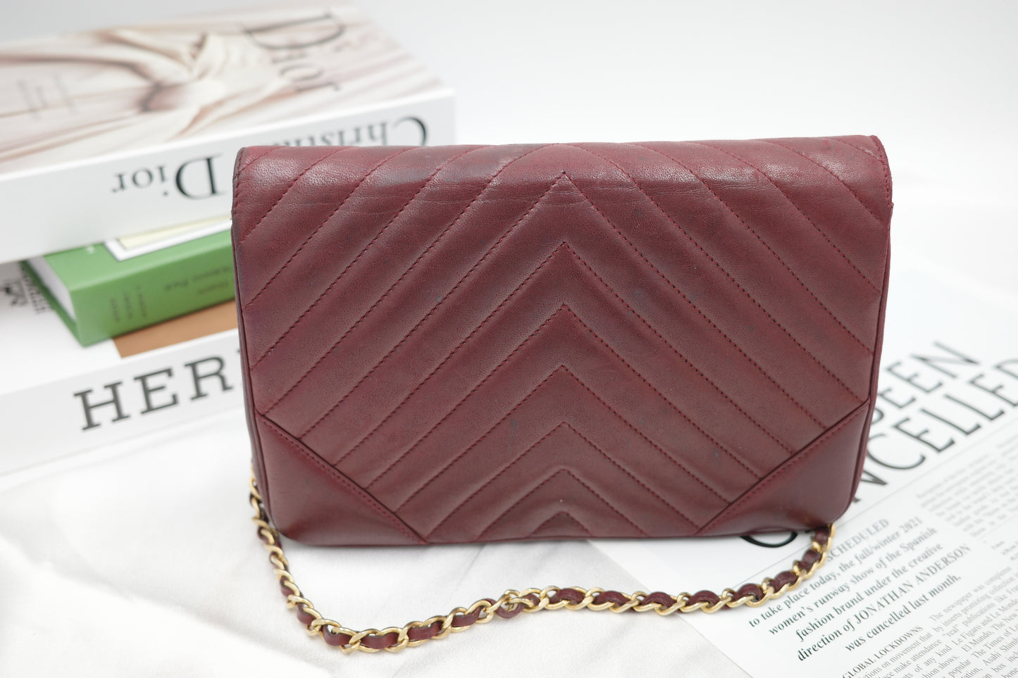 Chanel Chevron Shoulder Bag