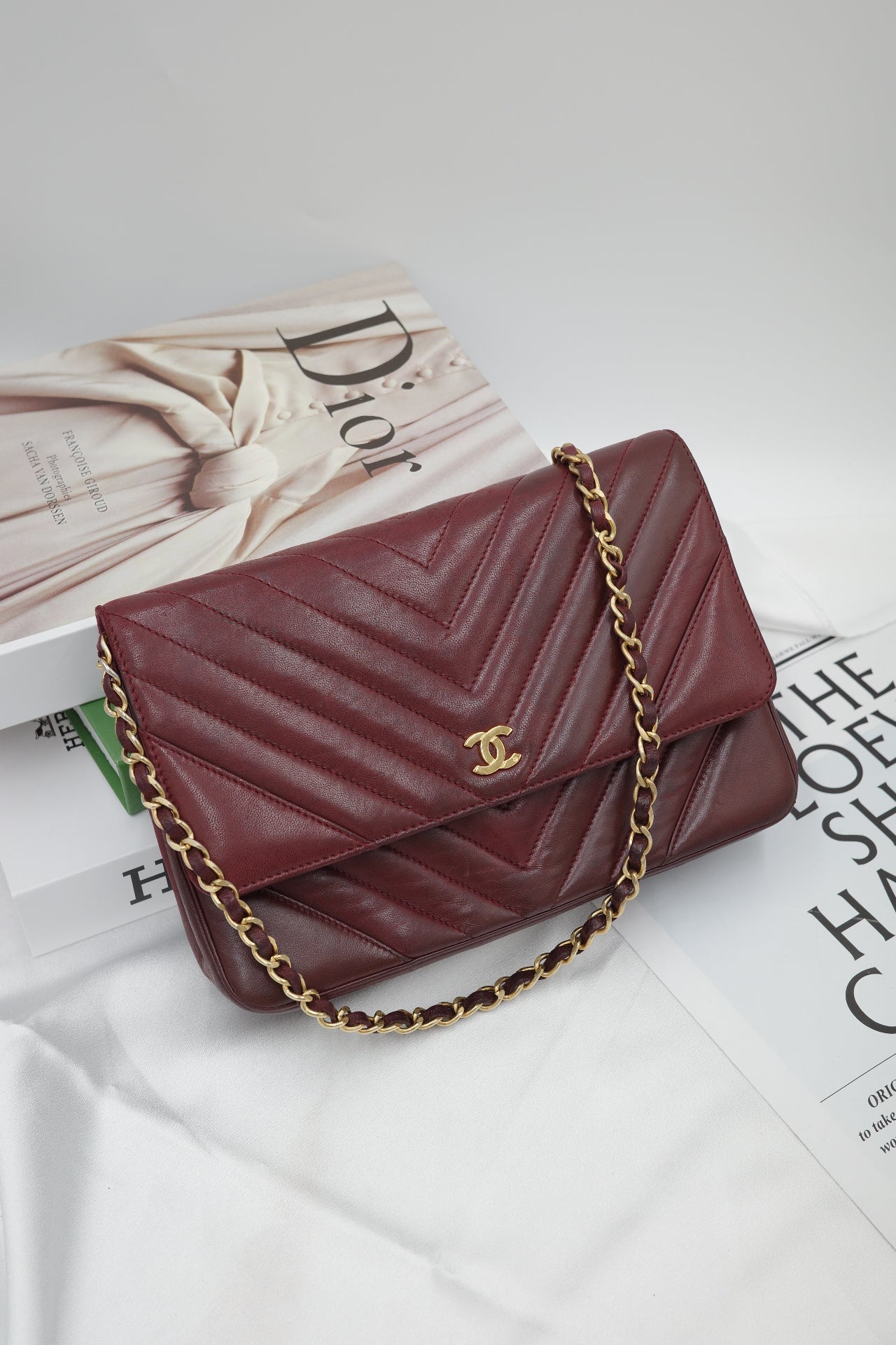 Chanel Chevron Shoulder Bag