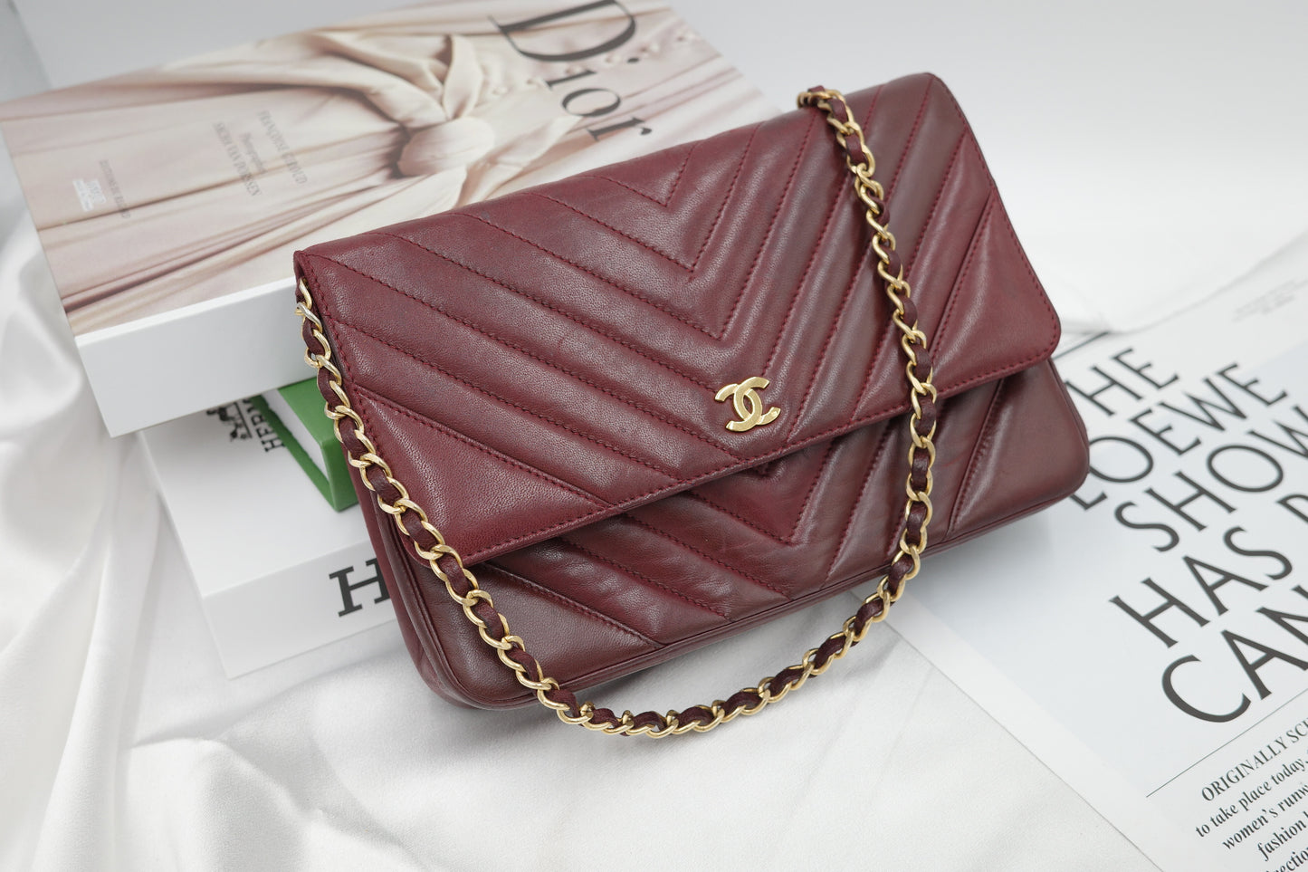 Chanel Chevron Shoulder Bag