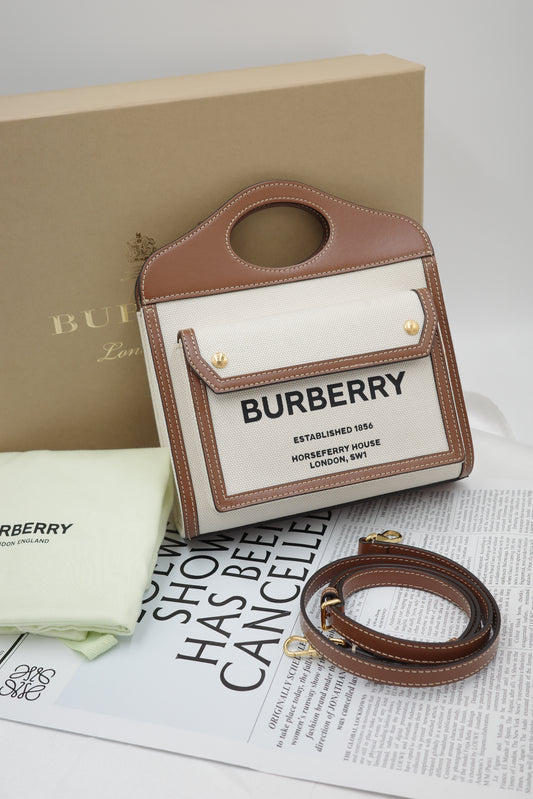 Burberry Mini Pocket Crossbody Tote