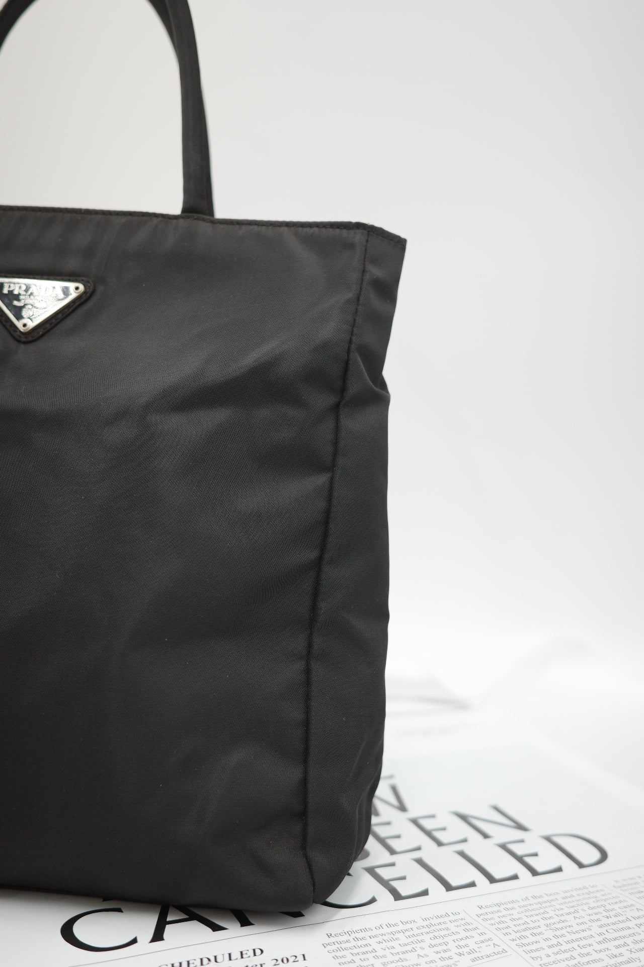 Prada tote bag black