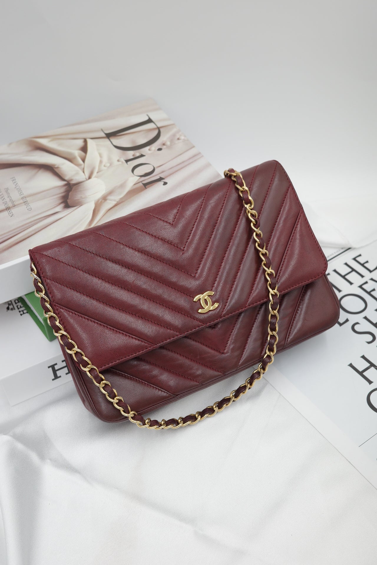 Chanel Chevron Shoulder Bag