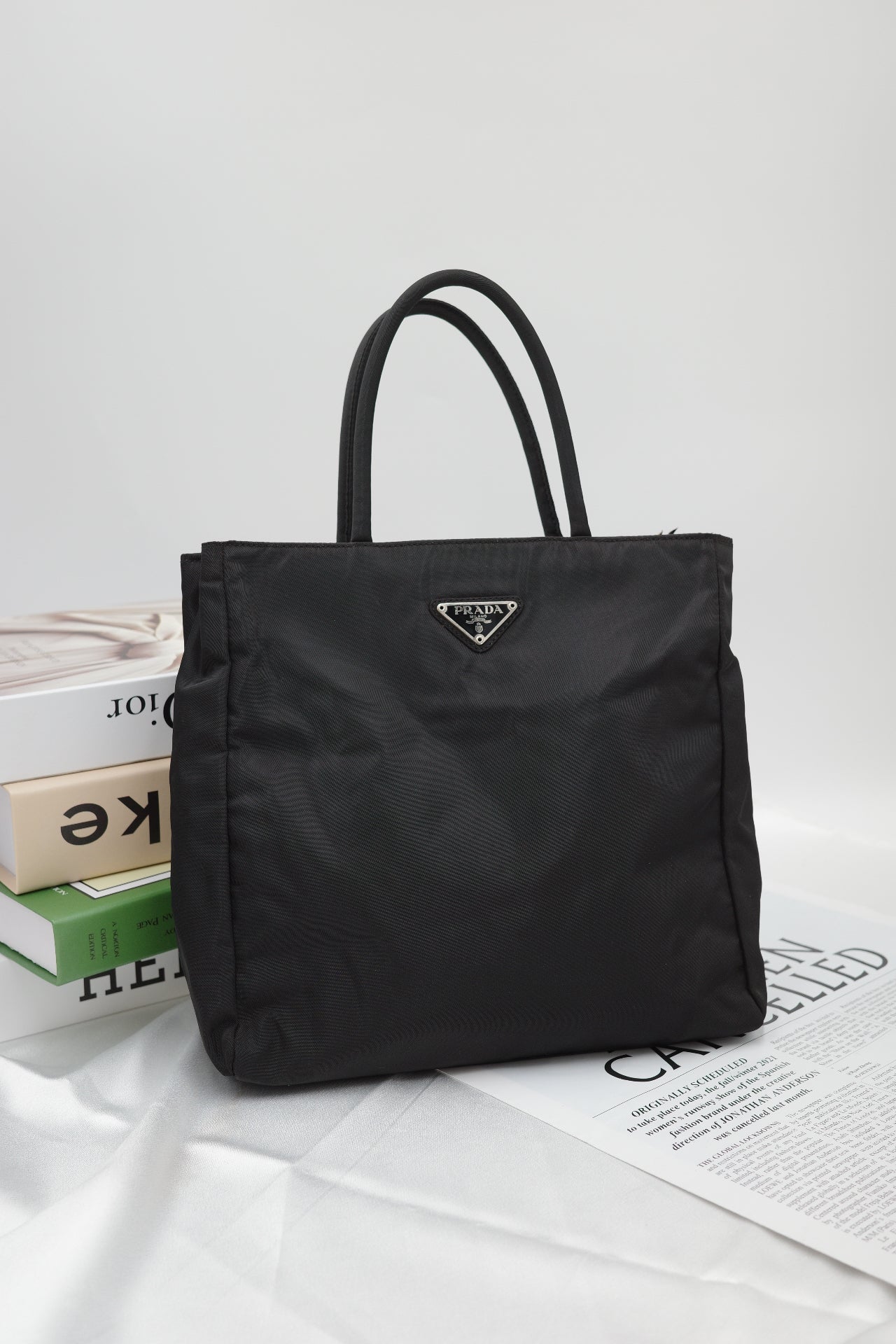 Prada tote bag black