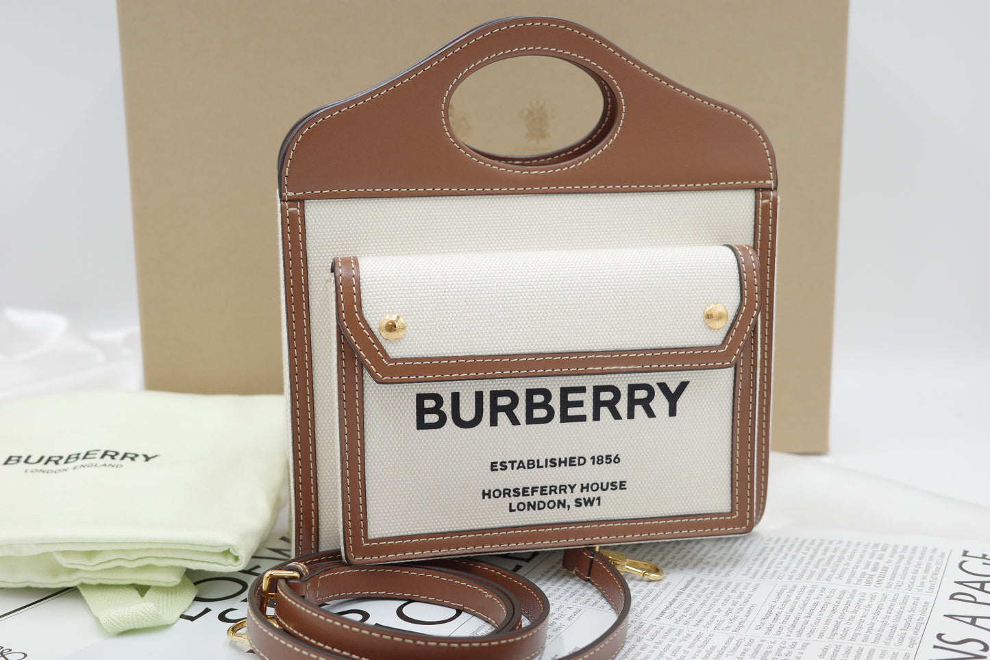 Burberry Mini Pocket Crossbody Tote