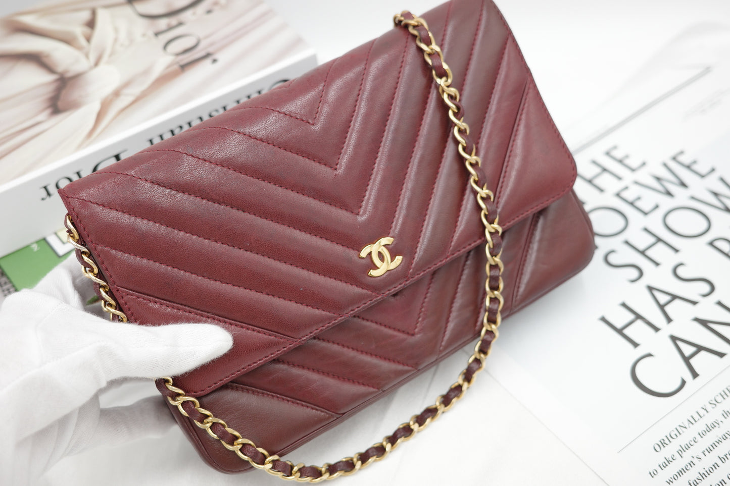 Chanel Chevron Shoulder Bag