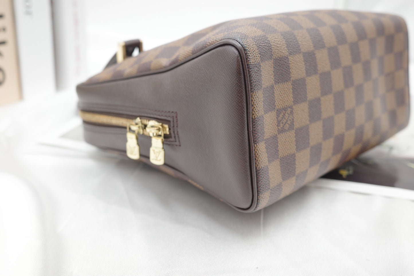 LV Damier Ebene Brera Top Handle Bag