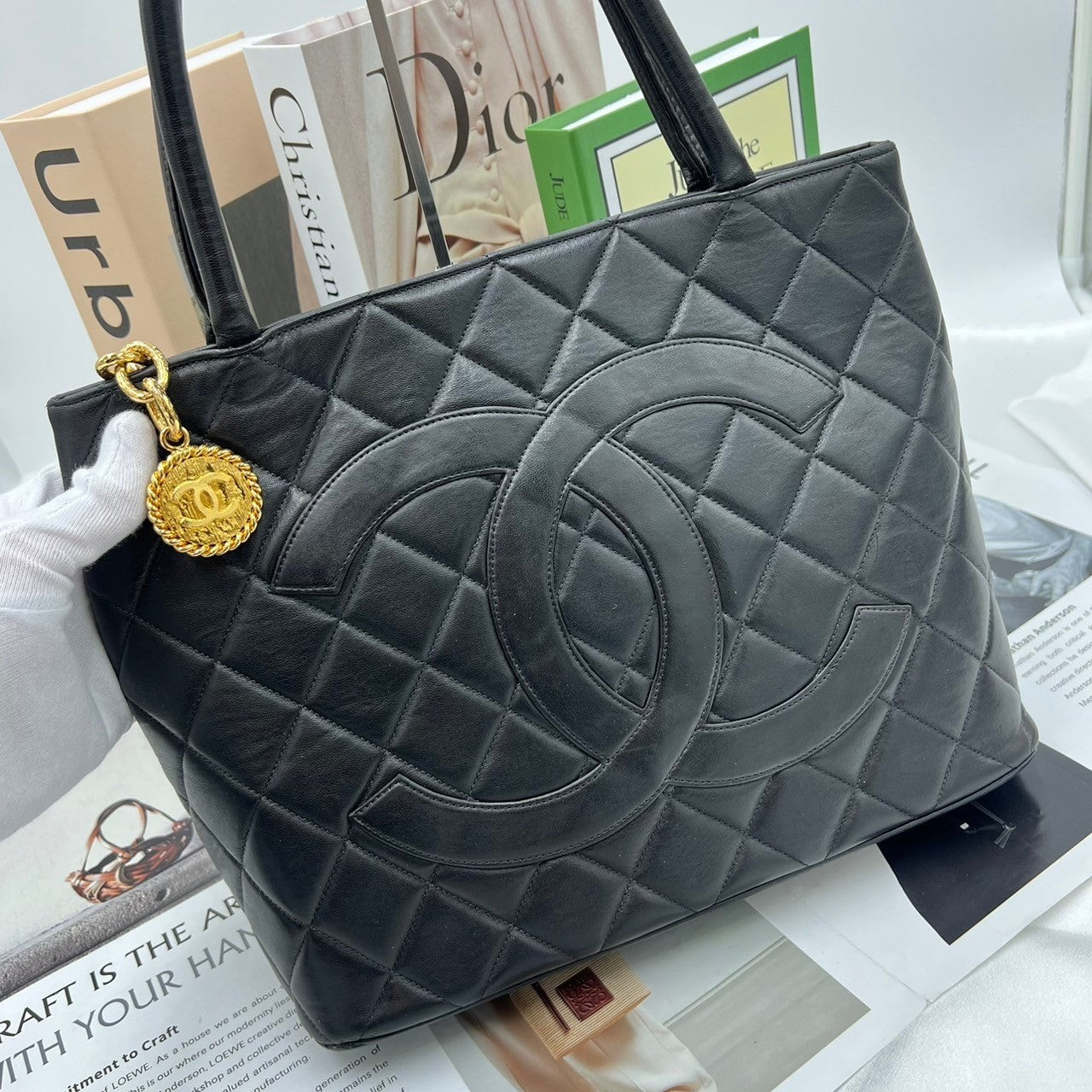 Chanel Medallion Tote Bag