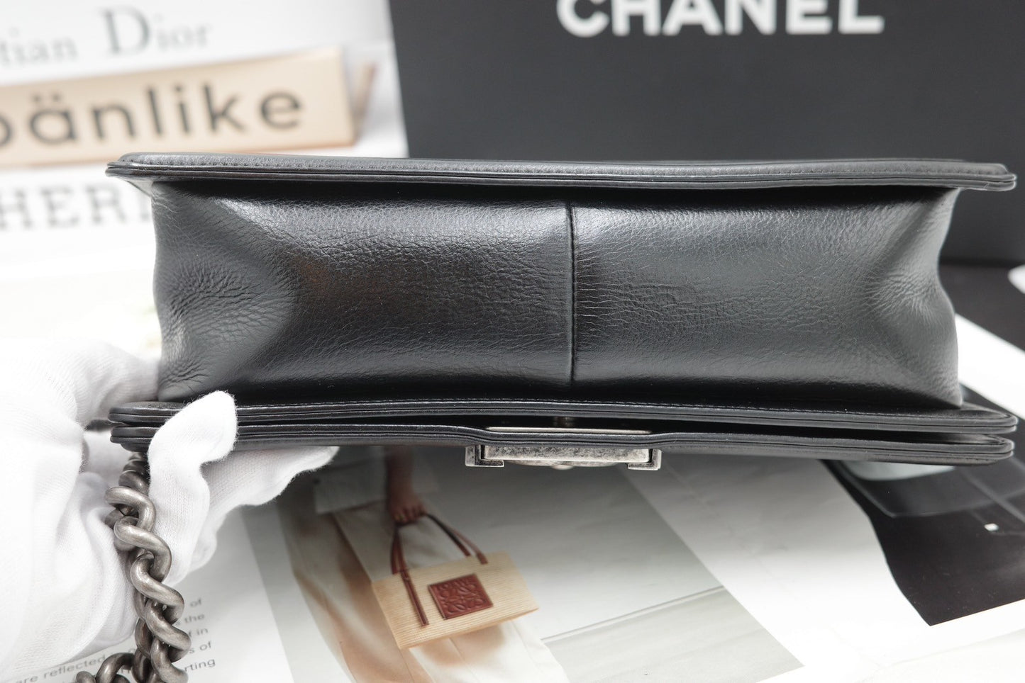 Chanel Boy 25 (Silver Hardware)