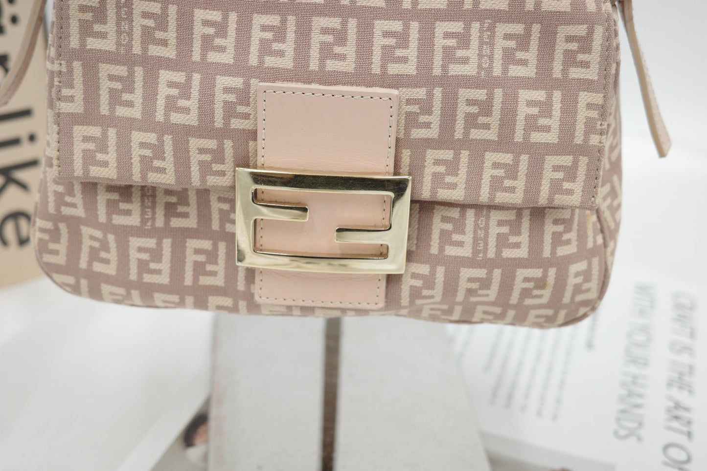 FENDI Mini Baguette in Pink