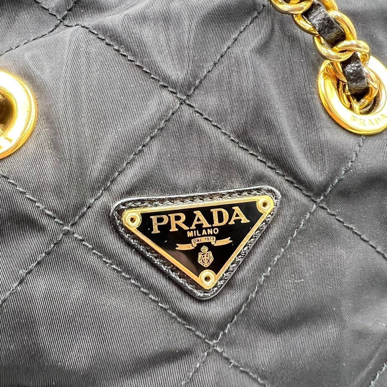 PRADA Nylon Chain Shoulder Bag